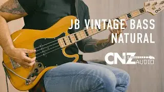 CNZ Audio JB Vintage Bass Guitar - Natural 4 String | CNZ Audio