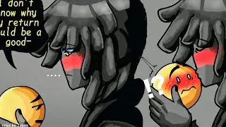 A willing kiss😖?,ThatMob x Verity | Minecraft fan comic dub ⛏️👾