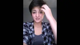 Hannah Maria Taylor pixie cut model and future hairstylist talks about her pixie cut