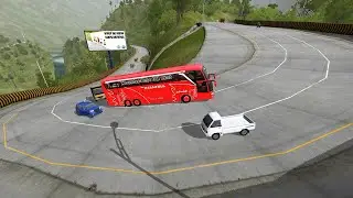 JB3 UHD SHANTIKA mencoba jalur ekstrim sitinjau lauik || UPDATE BUSSID V3