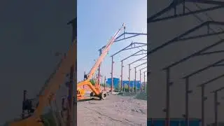 HIGHT ERECTION WORK DONE।। HYDRA CRANE