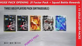 Huge Pack Opening NHL 22 HUT (X factor Pack + Squad battle rewards + 15 Silver Rerolls