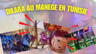 Dilara au manège en Tunisie🇹🇳🎠🎠