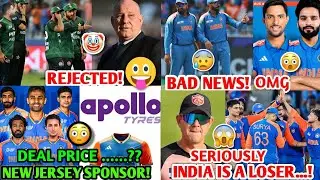 ICC to REJECT PCB DEMANDS 🤡INDIA NEW JERSEY SPONSOR😳🔥BAD NEWS for Virat Kohli & Rohit Sharma Fans!😰