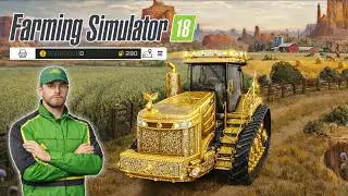 Fs 18 Gameplay With Golden Tractor | Fs18 Timelapse | Farming Simulator 18 Android #fs18