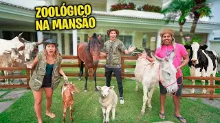 TRANSFORMAMOS A MANSÃO EM UM ZOOLÓGICO! - MUITO INCRÍVEL