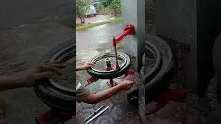 TYRE CHANGER MANUAL MT-00 || Prototype... Alat Ganti Ban Sederhana #shorts