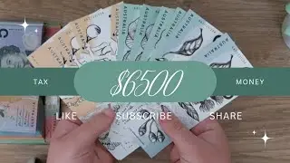 ITS TIME 😀 Tax cash stuffing for 2025 | $6500 total | PART 1 OF 3 | come watch and subscribe 