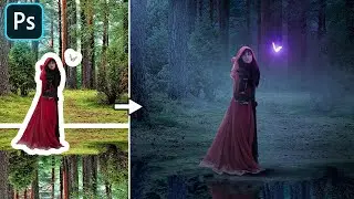 Little Red Riding Hood | Photoshop Manipulation Speedart