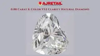 💎 0.88 Carat K Color VS2 Clarity Natural Diamond #naturaldiamonds #ajretail