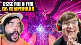 Tulio e Ale Jogando o Evento de Encerramento da Temporada dos Simpsons no Fortnite