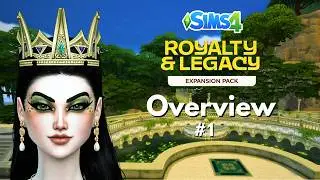 The Sims 4 Royalty & Legacy | World Tour & Full CAS Showcase + Royal Ambiant