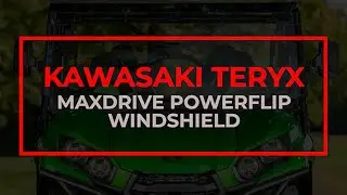How to Install SuperATV's MaxDrive Power Flip Windshield for the Kawasaki Teryx