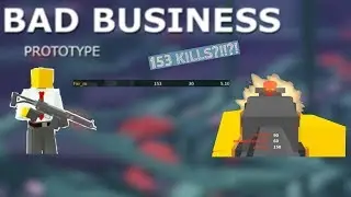 (100 SUB SPECIAL+ 153 KILLS ON NEW ROBLOX FPS GAME?!) Bad Business Prototype Gameplay