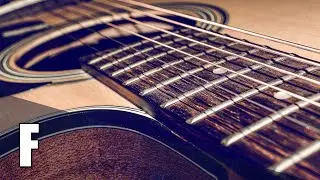 Slow Acoustic Ballad Guitar Backing Track In F | Greatness