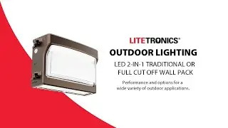LED 2-In-1 Traditional or Full Cut Off Wall Packs