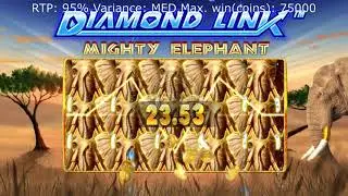 Diamond Link Mighty Elephant slot by Green Tube