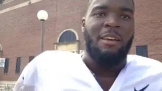 Chunky Clements post practice 8-8-16