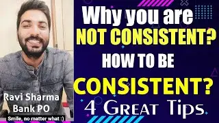 Bank Exams mein consistent kaise Rahein? How to be Consistent | English Part 07:55 | Ravi Sharma