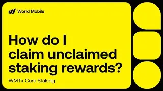 How do I claim unclaimed staking rewards?