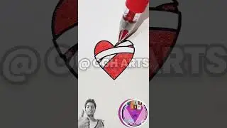 🔅 How To Draw Heart Wrapped By Bandage Because It's So Injured Drawings step by step, EASY? #shorts