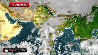 Cloud build-up of monsoon rains pan India in just 30 seconds | Skymet Weather