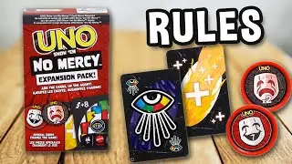 Как играть в карточную игру UNO NO MERCY (Expansion Pack) | Spielregeln TV x Mattel Games SHOW EM