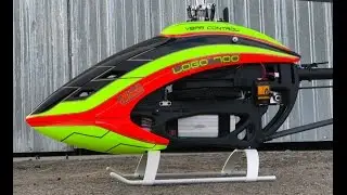 Mikado Logo 700 Maiden Flight - Headspeed 1800rpm