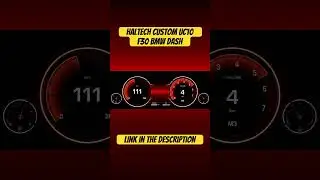 Custom BMW F30 uc10 dash #haltech dash #evo #mitsubishi #race #biff #uc10