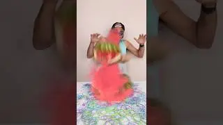 Exploding a watermelon with rubber bands! #shorts
