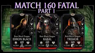 Match 160 Fatal Sorcerer's Tower Part 1. MK Mobile. 146-160