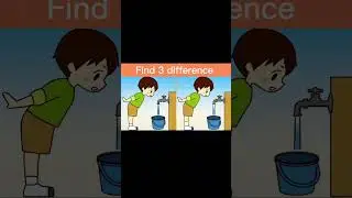 Find 3 Differences in This 3D Picture! 👀🧩 Can You Spot Them All?#findthedifference #puzzle
