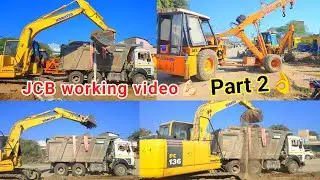 jcb loding Mud in TATA Tippers🔥part 2