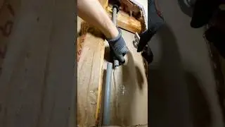 Pinhole leak repair on a hot waterline from poly b to copper pipe 💦 #plumbing #plumber #asmr #diy