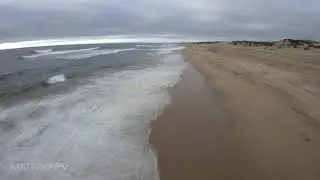 FR7 Long Range Drone - Low Surfing Distance Run at The Beach