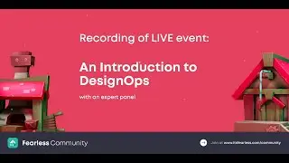 Recording LIVE Event: An Introduction to DesignOps