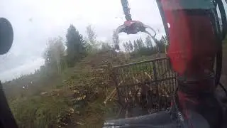 Energiapuu kuorman purku