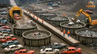 The Most Dangerous & Fastest Crushing Machines That Obliterate Anything &ndash; Scrap Processing Power #6