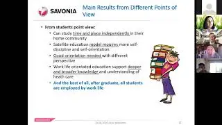 SATELLITE EDUCATION MODEL -WORK ORIENTED PROFESSIONALS FOR HEALTH CARE BY A DISTANCE LEARNING METHOD