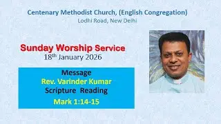 Centenary Methodist Church English 18 Jan 2026