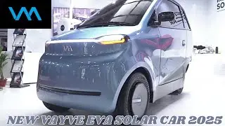 India's First Solar Car | New Vayve EVA Solar Car 2025