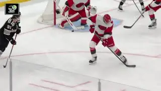 Timo Meier scores a powerplay goal against the Carolina Hurricanes