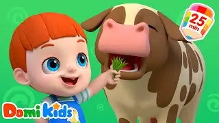 動物、食物趣味卡通大合集🐄🐏 | 🍩🍦寶寶夏天最愛吃的食物 | 最熱門兒童益智游戲 | 幼兒動畫啓蒙 | 寶貝多米