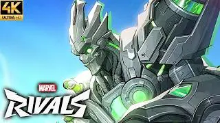 Marvel Rivals - Groot (Mecha-Flora Skin) Gameplay Showcase (4K 60FPS)