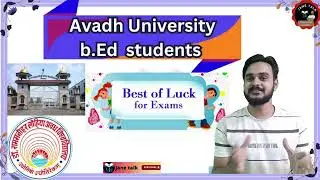 RMLAU BEd Students Best Of Luck For Exam 🫶🏻🫶🏻🫶🏻