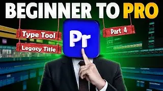 How to Use Type Tool, Legacy Title, Crawl Text & Roll Text in Premiere Pro | Easy Tutorial