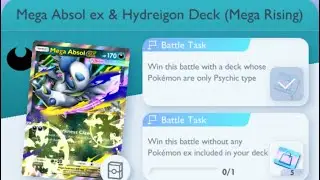 Pok&eacute;mon TCG Pocket - Mega Absol ex & Hydreigon Deck (Mega Rising) | Disadvantage Mission
