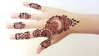 Stylish Simple Mehndi Design||  Very Easy Mehndi Design|| Beautiful Mehndi || Art HF Mehndi Artist