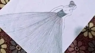 Girl Drawing||How to Draw A Fashion girl|| Model Girl dress design||Barbie girl Drawing
