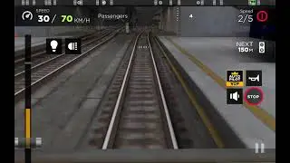 Subway Simulator 3D Orange Line/Orbital Line 15 Minute Clockwise Trip with an 81-717.2M in a 4 cars